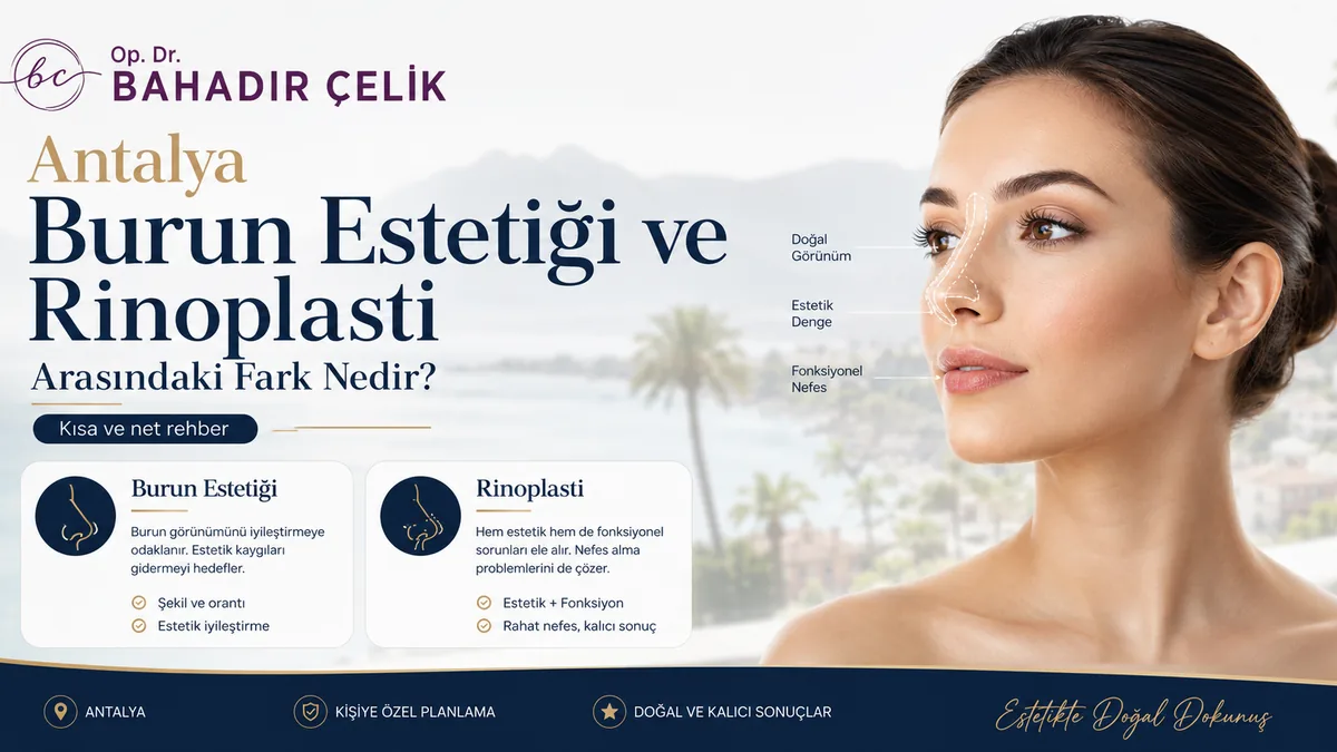 Rhinoplastik und Nasenkorrektur in Antalya visueller Ratgeber