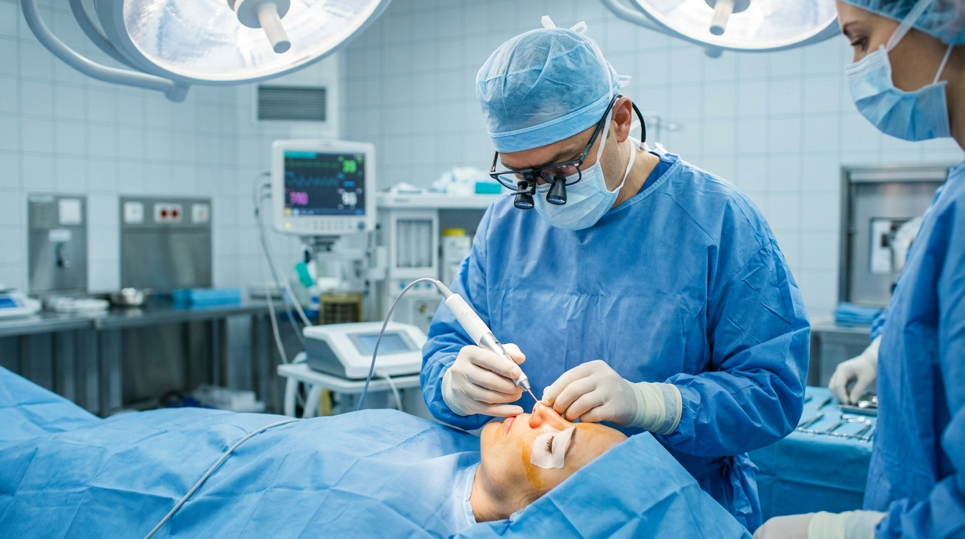 Frühe Heilungsdaten und langfristige Ergebnisse nach Piezo-Rhinoplastik getrennt bewerten